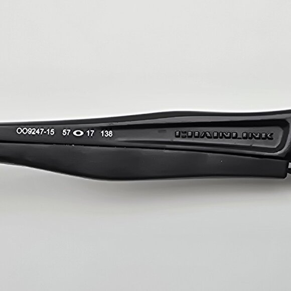 Oakley OO9247-15 Chainlink Covert Matte Black Frame Polarized Grey Sunglasses - Picture 7 of 14